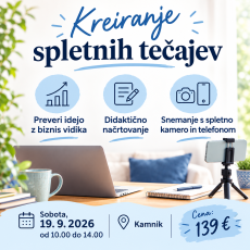 Spletno podajaj znanje spretno (september 2026)